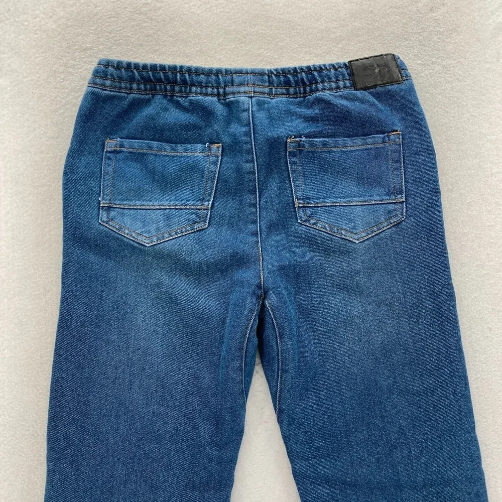 Silver Jeans Nathan Flannel Lined Blanket Lined‎ Boys 16 Skinny Fit Drawstring